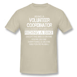 Men's Graphic T Shirt Volunteer Coordinator Breathable Crew Neck Short Sleeves Tees