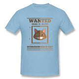 Mens Novelty T-Shirt Schroedinger's Cat I Funny Dead And Alive Comfy O-Neck Short Sleeves Shirt