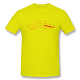 Men's Casual T-shirt Vu Meter Cool Crew Neck Short Sleeves Blouse Tops