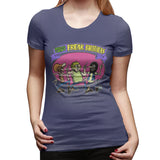 Women's Casual T-shirt The Fabulous Furry Freak Brothers Comfy Crew Neck Short Sleeve Tee