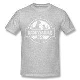 Mens Novelty T-Shirt Daddysaurus Comfy O-Neck Short Sleeves Shirt