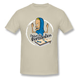 Mens Novelty T-Shirt Cornholio Breathable Crew Neck Short Sleeves Shirt