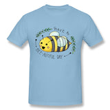 Men's Graphic T Shirt Kawaii Bee Comfortable Round Neck Short Sleeves Shirt