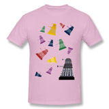 Men's Graphic T Shirt Pluies Dalek Cool O-Neck Short Sleeves Tees