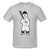 Mens Novelty T-Shirt Polar Power Cool O-Neck Short Sleeves Blouse Tops