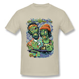 Men's Casual T-shirt Cheech And Chong Zombies Cool O-Neck Short Sleeves Blouse Tops