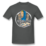Mens Novelty T-Shirt Cornholio Breathable Crew Neck Short Sleeves Shirt