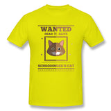 Mens Novelty T-Shirt Schroedinger's Cat I Funny Dead And Alive Comfy O-Neck Short Sleeves Shirt