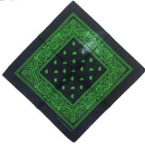 12 Pcs Bandanas Multi-Purpose Bandanas Paisley Cowboy Polyester Headbands 22x22 inch