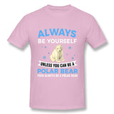 Men's Graphic T Shirt Always Be Yourself Cool Round Neck Short Sleeves Tee