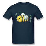 Men's Graphic T Shirt Kawaii Bee Comfortable Round Neck Short Sleeves Shirt