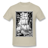 Men's Casual T-shirt Oceans Ate Alaska Comfy Round Neck Short Sleeves Tee