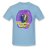 Men's Graphic T Shirt The Electric City Breathable O-Neck Short Sleeves Shirt