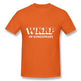 Men's Casual T-shirt WKRP Cincinnati Comfy Round Neck Short Sleeves Shirt