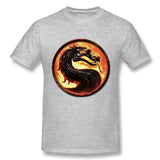 Men's Graphic T Shirt Dragon Chinese Legend Comfortable Round Neck Short Sleeves Tee