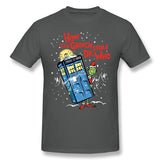 Mens Novelty T-Shirt How The Grinch Stole Dr Style O-Neck Short Sleeves Blouse Tops