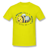 Men's Graphic T Shirt Kawaii Bee Comfortable Round Neck Short Sleeves Shirt