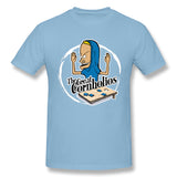 Mens Novelty T-Shirt Cornholio Breathable Crew Neck Short Sleeves Shirt