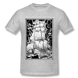 Men's Casual T-shirt Oceans Ate Alaska Comfy Round Neck Short Sleeves Tee