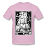 Men's Casual T-shirt Oceans Ate Alaska Comfy Round Neck Short Sleeves Tee