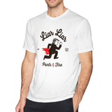 Cotton T Shirt for Men LIAR LIAR�Breathable O-Neck Short Sleeves Shirt