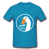 Men's Graphic T Shirt Goose Honk Breathable O-Neck Short Sleeves Shirt