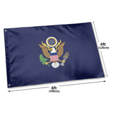 Fly Breeze 4 X 6 Ft Polyester United States Flag Presidential Double Stitched Brass Grommets Home