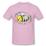 Men's Graphic T Shirt Kawaii Bee Comfortable Round Neck Short Sleeves Shirt