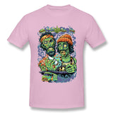 Men's Casual T-shirt Cheech And Chong Zombies Cool O-Neck Short Sleeves Blouse Tops