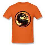 Men's Graphic T Shirt Dragon Chinese Legend Comfortable Round Neck Short Sleeves Tee
