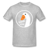 Mens Novelty T-Shirt Goose Honk Comfy Crew Neck Short Sleeves Tees