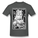Men's Casual T-shirt Oceans Ate Alaska Comfy Round Neck Short Sleeves Tee