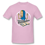 Mens Novelty T-Shirt Cornholio Breathable Crew Neck Short Sleeves Shirt