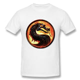 Men's Graphic T Shirt Dragon Chinese Legend Comfortable Round Neck Short Sleeves Tee