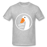 Men's Graphic T Shirt Goose Honk Breathable O-Neck Short Sleeves Shirt