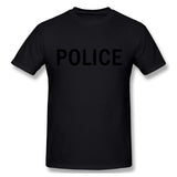 Men's Graphic T Shirt POLICE Cool O-Neck Short Sleeves Shirt