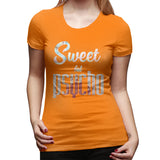 Women’s T-shirt Sweet But Psycho Soft Round Neck Short Sleeve Tops