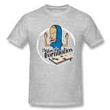 Mens Novelty T-Shirt Cornholio Breathable Crew Neck Short Sleeves Shirt