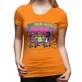 Women's Casual T-shirt The Fabulous Furry Freak Brothers Comfy Crew Neck Short Sleeve Tee