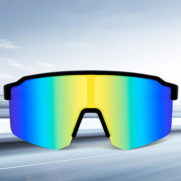 TURBOPEP Polarized Sports Sunglasses For Men & Women - UV Protection, Lightweight, Fit Over Glasses, For Fishing Cycling Running