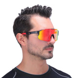 Polarized Sports Sunglasses for Men Women, UV400 Protection Mens  Sun Glasses for Cycling Running