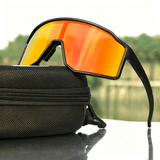 Polarized Sports Sunglasses for Men Women, UV400 Protection Sun Glasses for Cycling Running