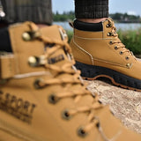 Steel Toe Boots for Men Indestructible Breathable High Top Work Lightweight Safety Shoes Non Slip Work Industry Construction
