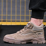 Steel Toe Boots for Men Women Comfortable Lightweight Work Slip Resistant Safety Shoes Puncture Proof Indestructible Construction Sneakers