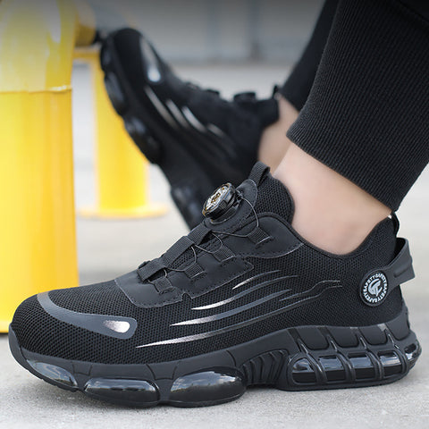 Safety Shoes with Steel Toe Top, Puncture Proof Work Men Women Non-Slip Fashion Sneakers Daily Wear