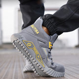 Steel Toe Shoes for Men Women Lightweight Safety Work Comfortable Steel Toe Sneakers Slip Resistant Warehouse Industry