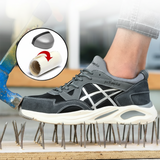 Steel Toe Shoes for Men Women Work Shoes Safety Sneakers Shoes Comfortable Lightweight Puncture Proof Slip on Indestructible