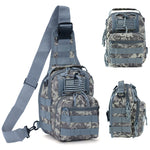 Tactical Shoulder Military Sling Daypack Backpack Carry Bag for Range Travel Hiking Outdoor Sports