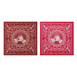12 PCS Colored Bandana for Women Men Paisley Square Cowboy Multi-purpose Headband Hair Scarf Handkerchief Head Wrap