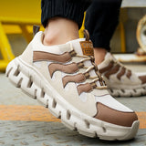 Steel Toe Shoes for Men Women Lightweight Breathable Safety Sneakers Comfortable Non Slip Work Tennis Indestructible Construction